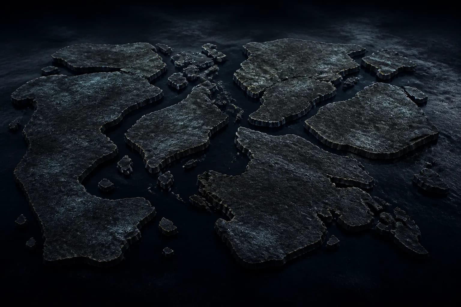 Third end of the world: jurisdictions split; the terrains now sit in place